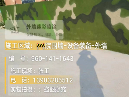 内江 迷彩漆喷涂价格（按平方米计费）