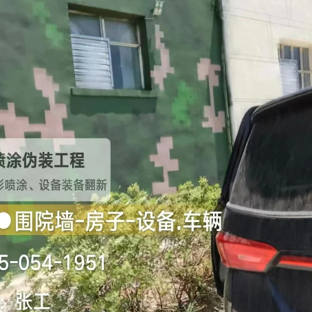 内江数码迷彩漆施工